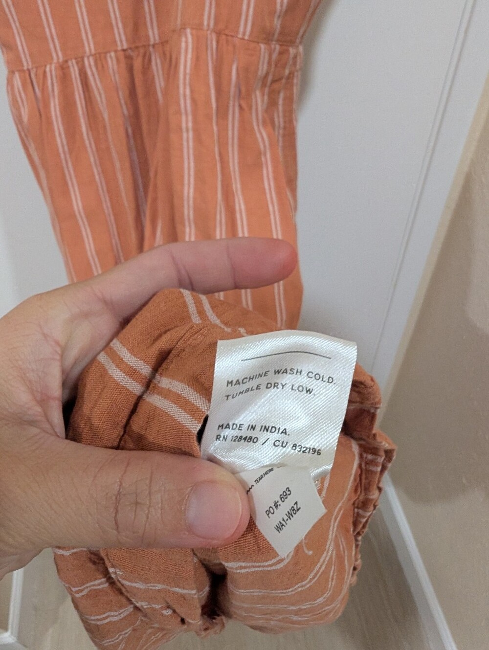 Pact Canopy Linen Blend Easy Tank Dress In Hermosa Stripe - Picture 13 of 15
